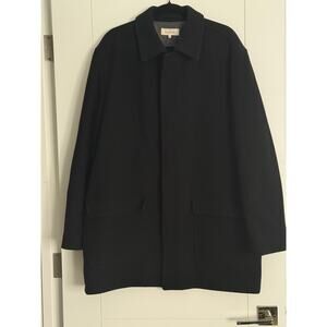 Ermenegildo Zegna Men’s Wool and Cashmere Coat Black